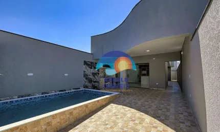 Casa com 3 dormitórios à venda, 115 m² por r$ 430.000,00 - parque d'aville residencial - peruíbe/sp