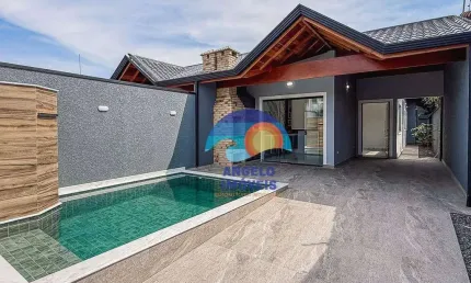 Casa com 3 dormitórios à venda, 106 m² por R$ 490.000,00 - Parque D'Aville Residencial - Peruíbe/SP