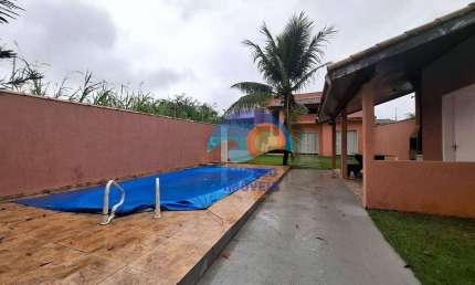 Casa com 2 quartos à venda, 110 m² por R$ 450.000 - Balneário Três Marias - Peruíbe/SP