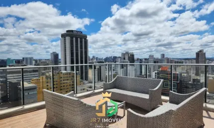 Studio mobiliado à venda no centro de curitiba- r$250.000,00