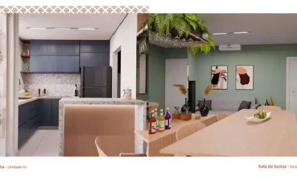 Apartamento à venda, 2 quartos, 1 suíte, 1 vaga, NOVO MUNDO - Uberlândia/MG