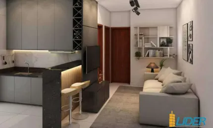Apartamento à venda, 2 quartos, 1 suíte, 1 vaga, Santa Mônica - Uberlândia/MG