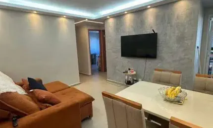 Excelente apartamento com 75,00m2 de área privativa à venda em condomínio vertical com área de lazer completa no bairro Grand Ville