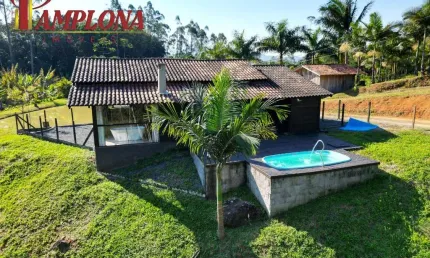 Chácara / sítio com 1 quarto à venda no braço do baú, ilhota  por r$ 390.000