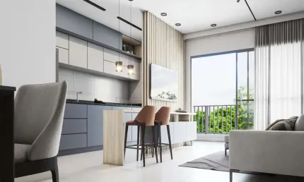 Apartamento de 02 quartos com varanda gourmet no São Pedro