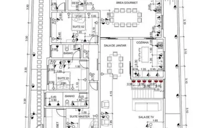 Casa com 04 suítes, espaço gourmet e piscina no alphaville