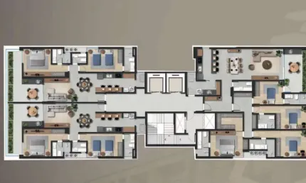 Apartamento garden de 02 suítes e 2 vagas no centro