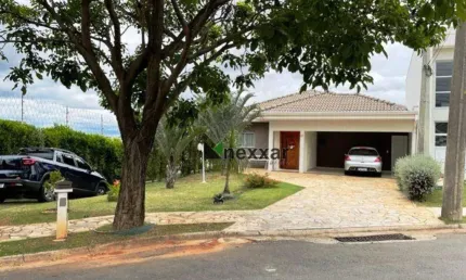 Casa com 3 dormitórios à venda, 244 m² por r$ 1.480.000,00 - condomínio residencial flor da serra  - valinhos/sp