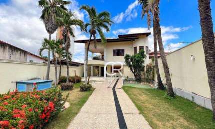 Casa com 5 Suítes, Fundo Correspondente, Piscina, Deck, Ótima Localização à venda - Engenheiro Luciano Cavalcante - Fortaleza/CE