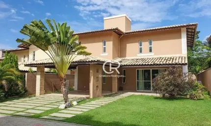 Casa Duplex em Condomínio com  5 Suítes, mais DCE, à venda, 246 m² - Coité - Eusébio/CE