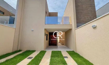 Casa com 4 Suítes, espaço para home office, amplo quintal, à venda - Edson Queiroz - Fortaleza/CE
