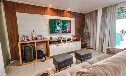 Casa duplex em condomínio, com 4 suítes, varanda gourmet, à venda - Sapiranga - Fortaleza/CE