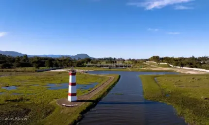 Terreno em condomínio fechado à venda na Linha Peixoto, 1300, Palmital, Osório, 360 m2 por R$ 340.000