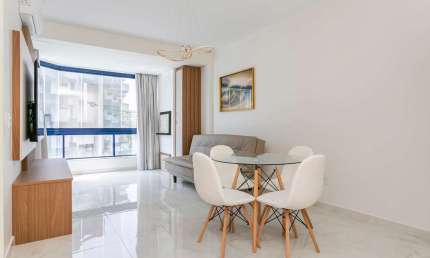 Apartamento com 1 quarto à venda na Rua César Nascimento, 31, Jurerê, Florianópolis, 45 m2 por R$ 900.000
