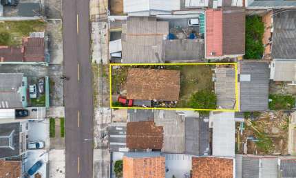Terreno à venda na Rua Martins Fontes, 443, Fazendinha, Curitiba