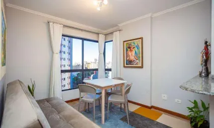Apartamento 1 quarto mobiliado no bigorrilho – curitiba/pr