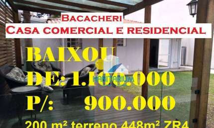 EXCELENTE CASA RESIDENCIAL OU EMPRESAS  C/ EDÍCULA , QUINTAL E DECK