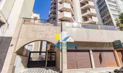 Apartamento mobiliado à venda 1 dorm, com varanda - Centro