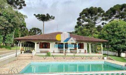 Chácara  - Casa 05 quartos, piscina. Documentação registrada em Piraquara PR