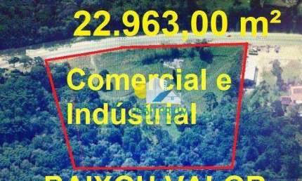 Terreno comercial e industrial 22.963 m² p/ escola hotel saúde - 15 min do Parque Barrigui