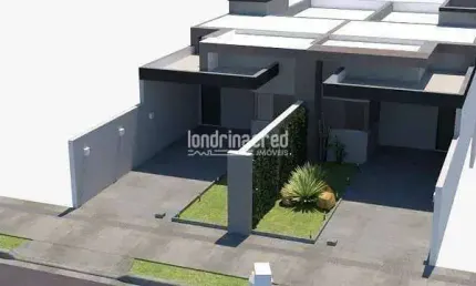 Casa Geminada Região Sul 3 Quartos, 2 Suites, 1 Vaga, 125M², Ouro Branco/ Franciscato, Londrina - P