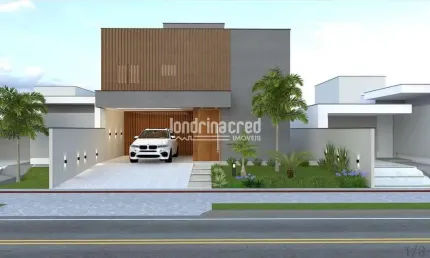 Casa à venda 3 Quartos, 3 Suites, 2 Vagas, 263M², Parque Tauá, Londrina - PR | CONDOMÍNIO ARAÇARI