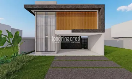 Casa à venda 3 Quartos, 3 Suites, 4 Vagas, 256M², Parque Tauá, Londrina - PR | CONDOMÍNIO TANGARÁ