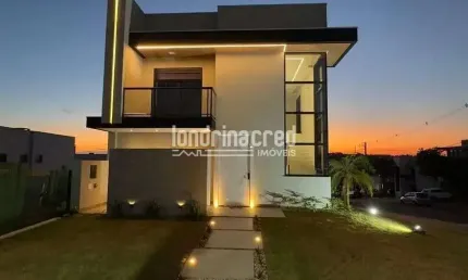 Casa à venda 4 quartos, 4 suites, 4 vagas, 298.31m², parque tauá, londrina - pr | condomínio tangar