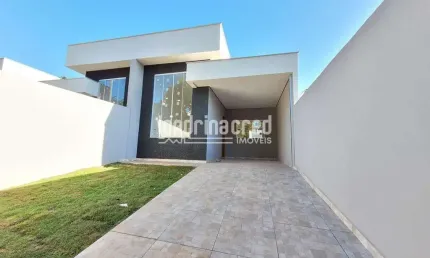 Ótima Casa térrea Geminada Nova à venda com 03 Dormitórios sendo 01 Suite no Jardim Colúmbia, Regiã