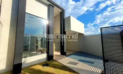 Casa moderna no Santo Amaro em Cambé Terreno com 155,62m² contendo 03 dormitórios sendo 01 suite!