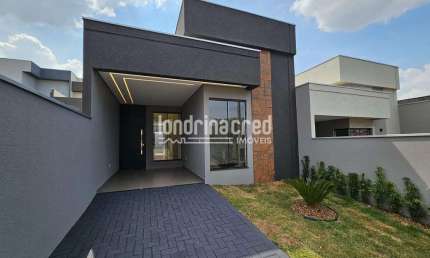 Casa terrea com 03 dormitorios sendo 01 suite, conceito aberto e area gourmet no Condominio Morada