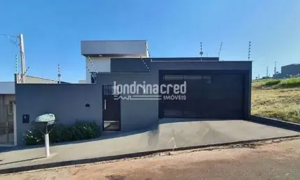 Casa à venda no Jardim Delta Ville em Ibiporã - PR, possuindo 03 quartos, sendo 01 suíte, 2 banheir