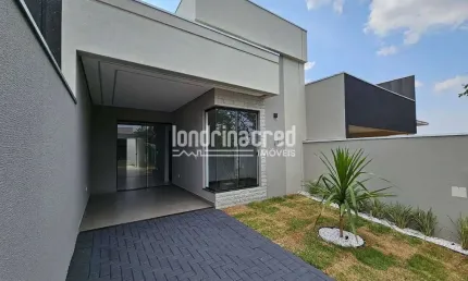 Casa terrea com 03 dormitorios sendo 01 suite, conceito aberto e area gourmet no condominio morada