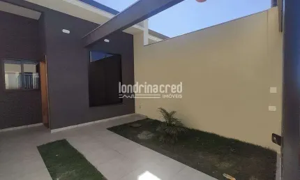 Casa geminada no bairro aeroporto, londrina: 3 quartos (1 suíte), 2 banheiros, 2 vagas de garagem,
