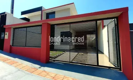 Casa no Jardim Bela Itália em Cambé-PR: Ampla Vaga de Garagem, 3 Quartos, Sendo 1 Suíte – O Espaço