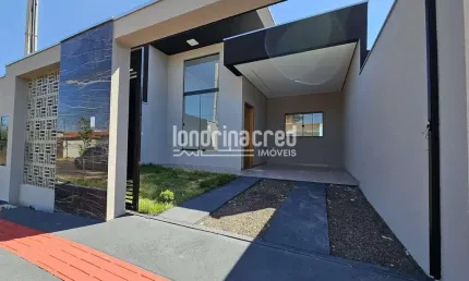 Casa com Gourmet com Churrasqueira, 03 quartos sendo 01 suite e Atissimo padrão de acabamento no Jd