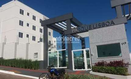 Apartamento no Residencial Lisboa com 2 quartos, sala, cozinha, banheiro, 1 vaga de garagem, 49m² d