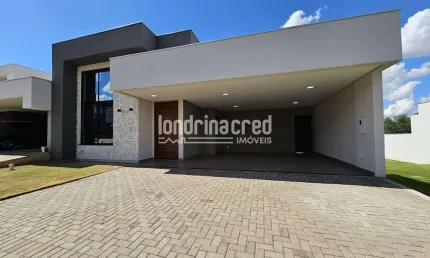 Lançamento Exclusivo – Casa térrea no Cond. Bellevie | 3 suítes, home office, pé-direito duplo e es