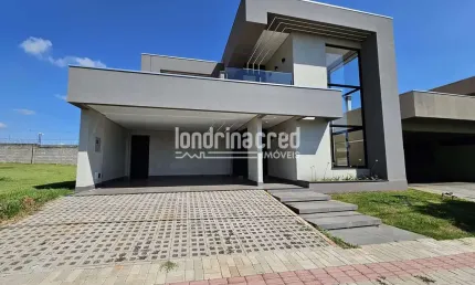 Excelente casa no Condomínio Bellevie, com 214m² construídos, 3 dormitórios, suíte, 3 banheiros, ár