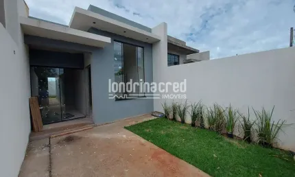 Casa na Zona Leste – 2 Quartos, 2 Vagas | Jardim Pequena Londres, Londrina | Aceita Financiamento –