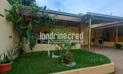 Casa no Jardim Planalto em Londrina com 2 quartos, sala em 2 ambientes, cozinha americana, escritór
