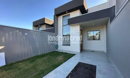 Casa com suíte, pé direito alto, área gourmet e acabamentos em granito na zona norte – financia pel