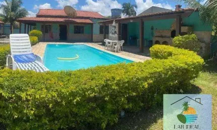Belíssimo Imóvel com 5 Quartos, Área Gourmet e Piscina em Saquarema.