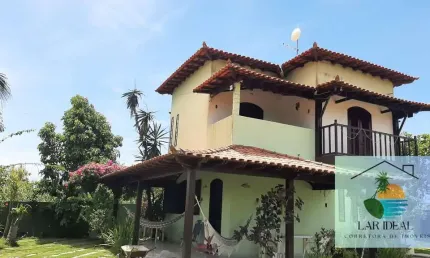 Casa 4 Quartos c/ terreno de 1.200 m2, Praia Seca - Araruama