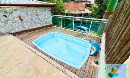 Casa c/ Piscina no Trevo da Barbuda em Manguinhos - Búzios