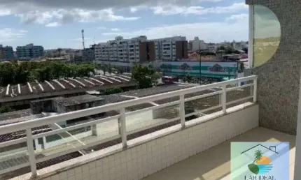 Apartamento c/ suíte e varanda no centro de cabo frio -rj