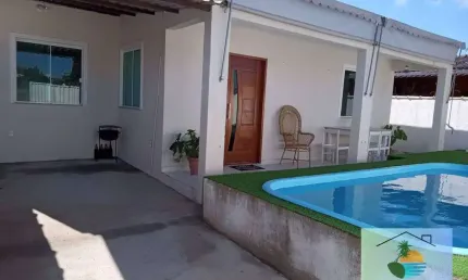 Oportunidade casa c/ piscina em balneário das conchas-são pedro da aldeia
