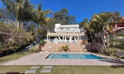 Chácara com 5 dormitórios, 1350 m² - venda por r$ 1.500.000,00 ou aluguel por r$ 6.000,00/mês - chácaras eldorado - santa isabel/sp