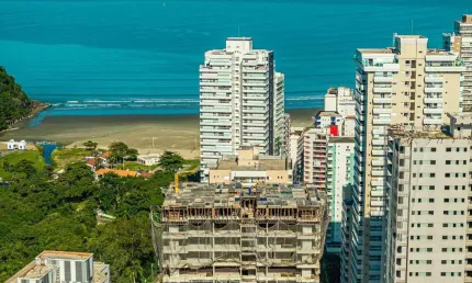 Apartamento para venda em praia grande, canto do forte, 3 dormitórios, 3 suítes, 4 banheiros, 2 vagas