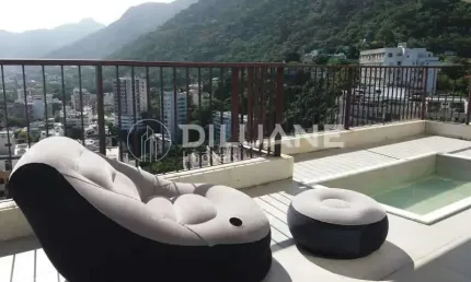Cobertura com 3 quartos à venda na rua do humaitá, humaitá, rio de janeiro, 160 m2 por r$ 3.300.000